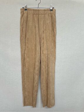 United Colors Of Benetton Tan Suede Pull-On Trousers